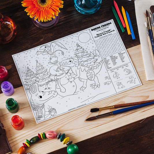 Printable Winter Coloring & Activity Page