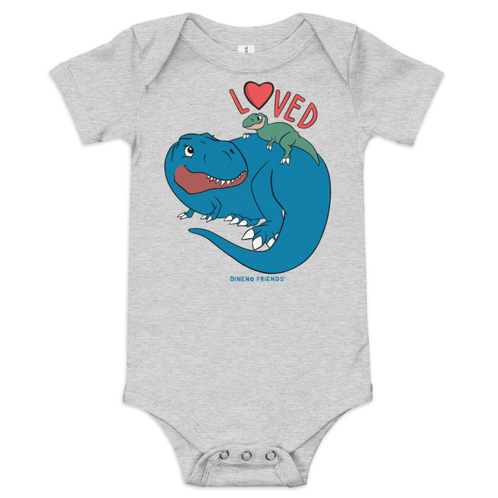 Loved Dino Baby Onesie