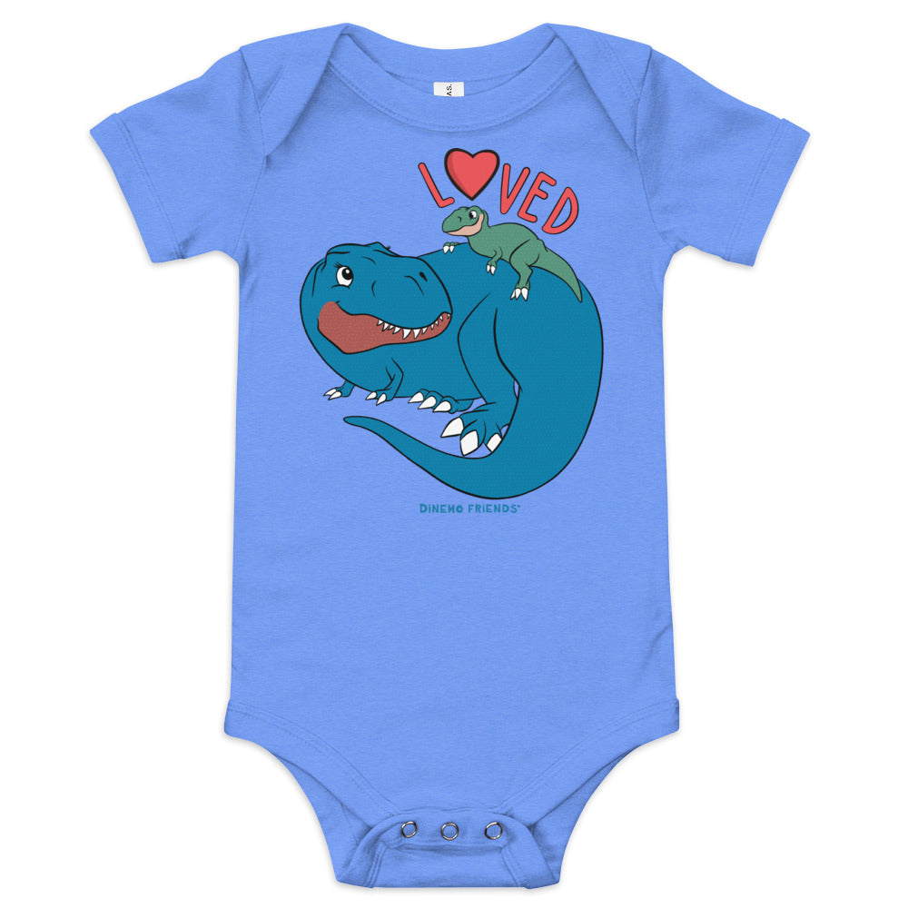 Loved Dino Baby Onesie