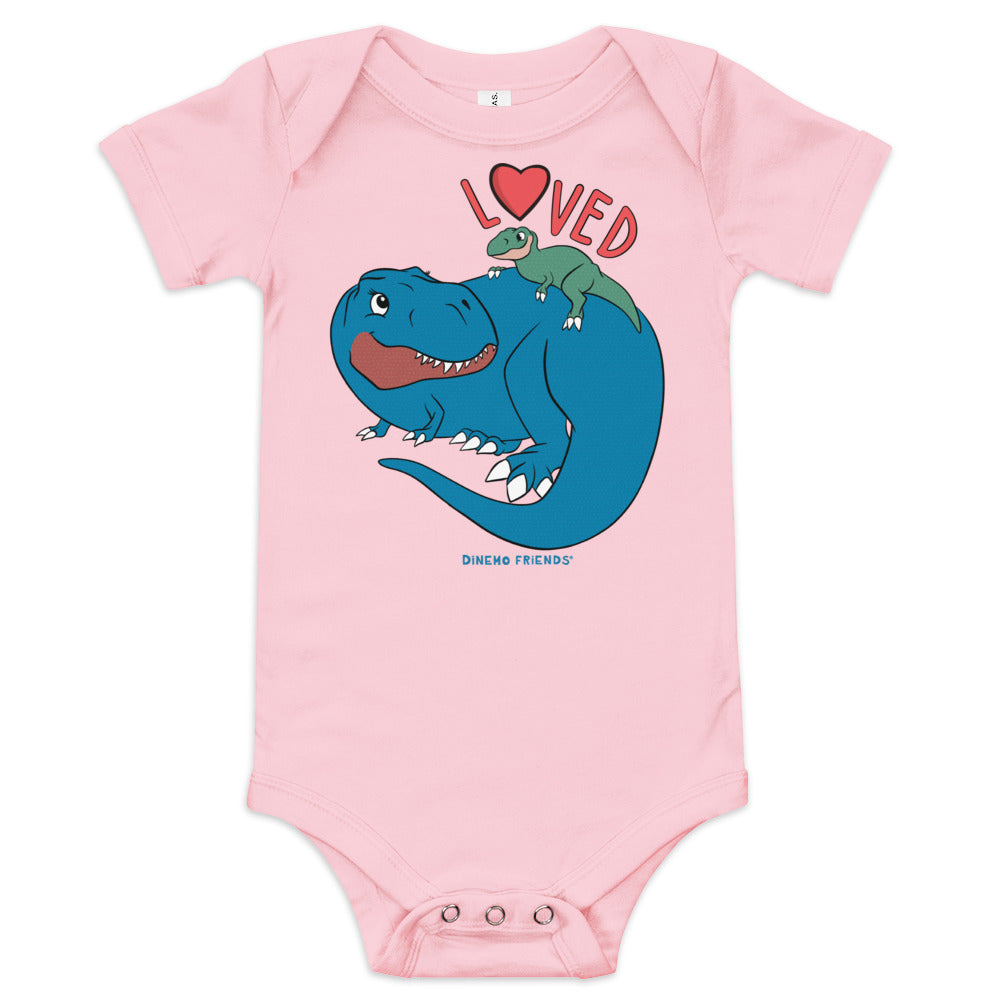 Loved Dino Baby Onesie