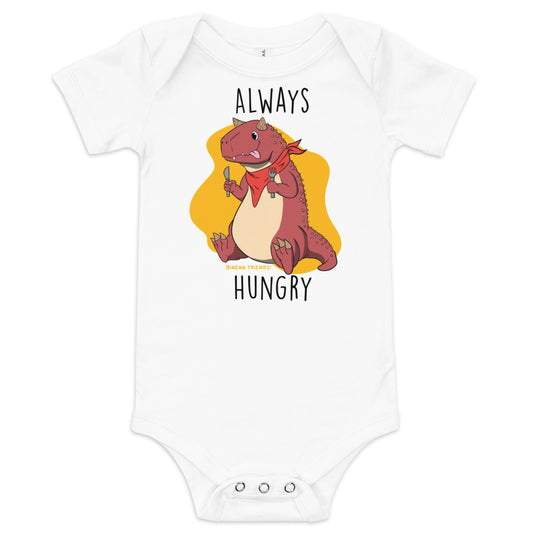 Hungry Dino Baby Onesie