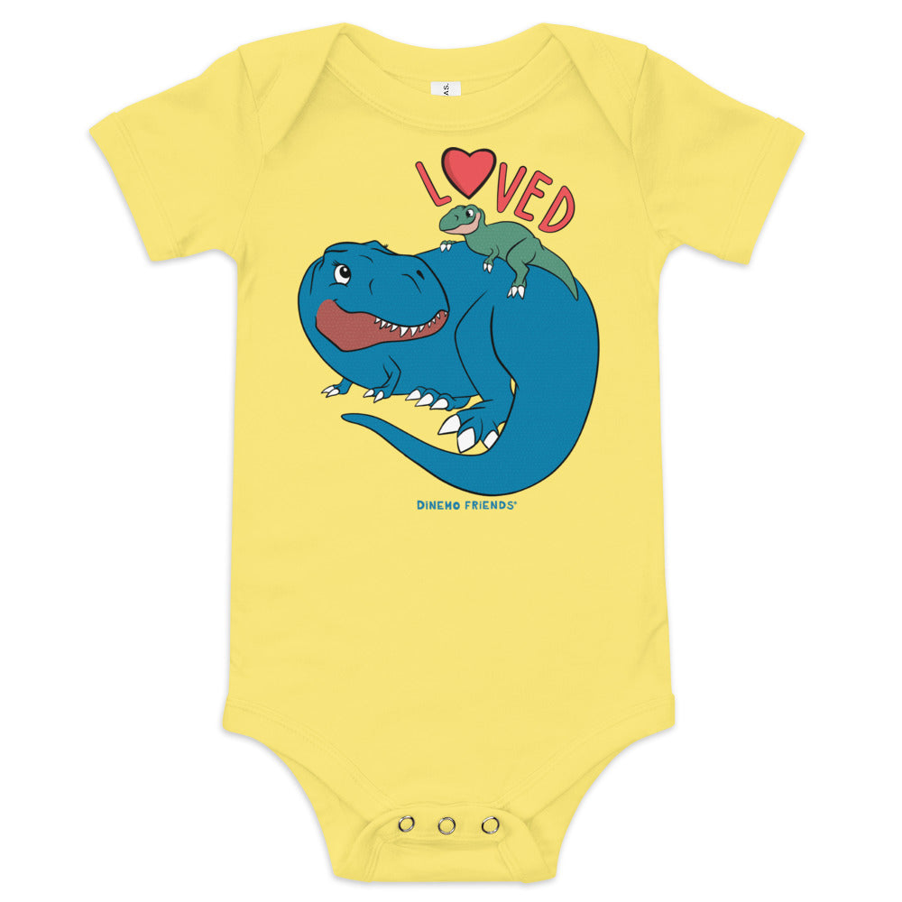 Loved Dino Baby Onesie