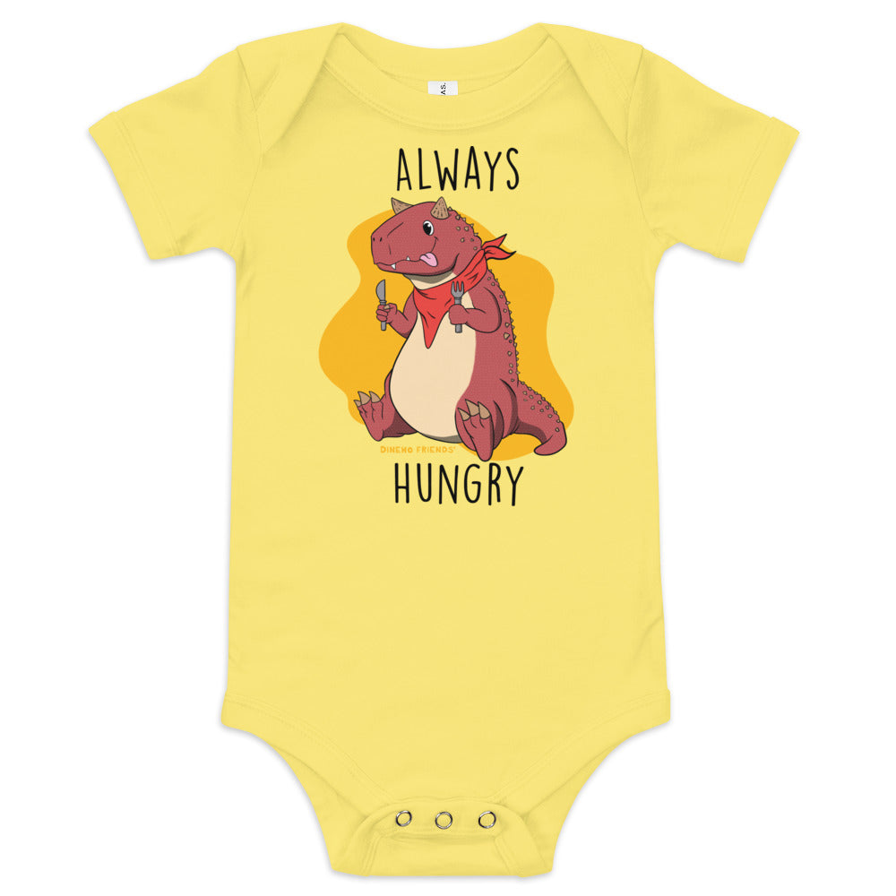 Hungry Dino Baby Onesie