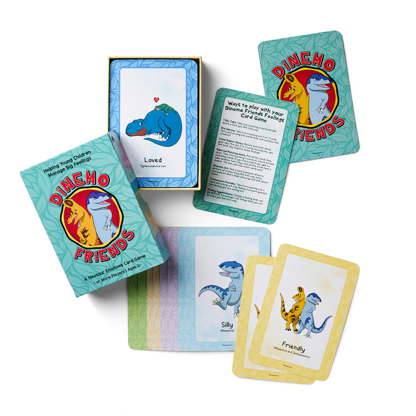 Dinemo Friends: A Dinosaur Emotions Card Game